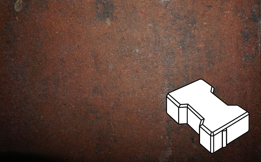 Плитка тротуарная Готика Natur, Катушка В.2.Ф.8, Гавана, 200*165*80 мм