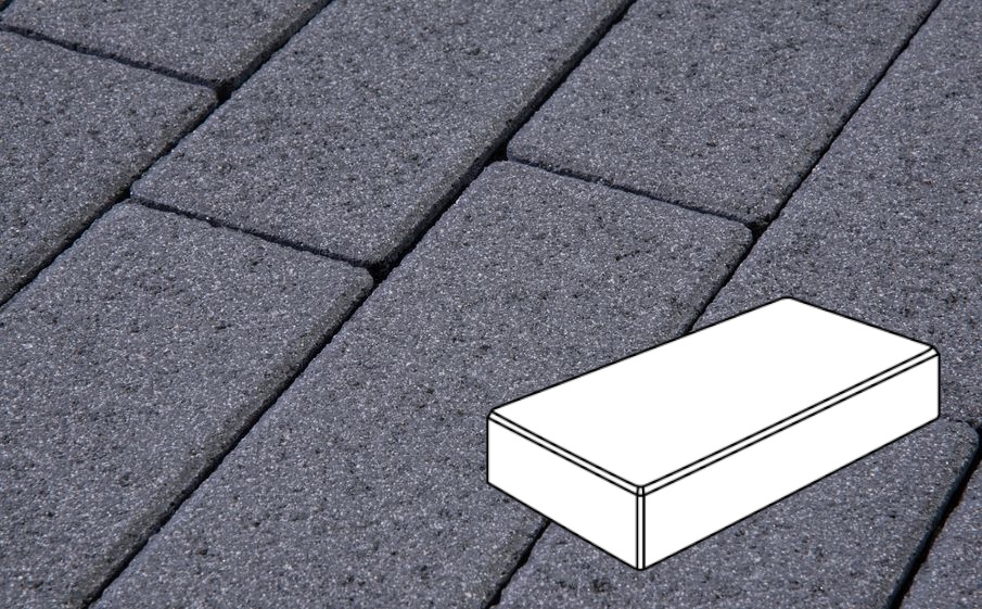 Плитка тротуарная Готика Granite FERRO Картано Гранде В.3.П.8, Амфиболит 300*200*80 мм