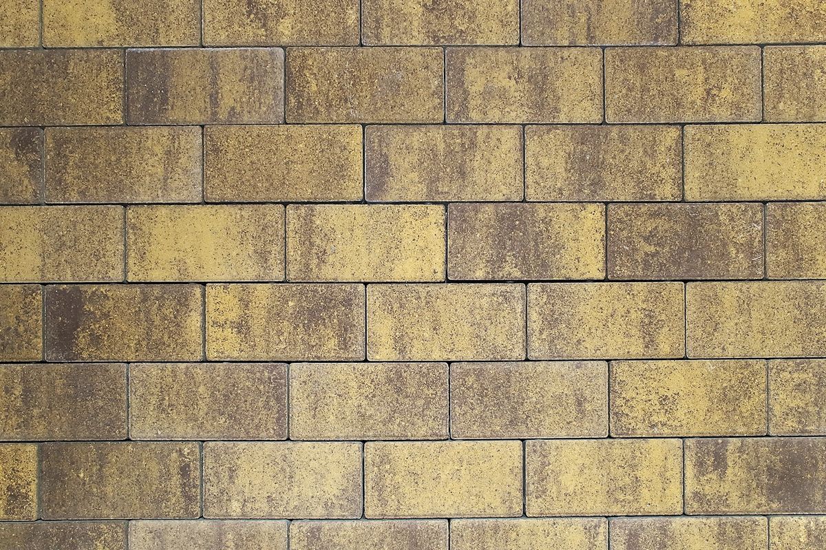 Тротуарная плитка Прямоугольник Б.2.П.6 Листопад гладкий Янтарь