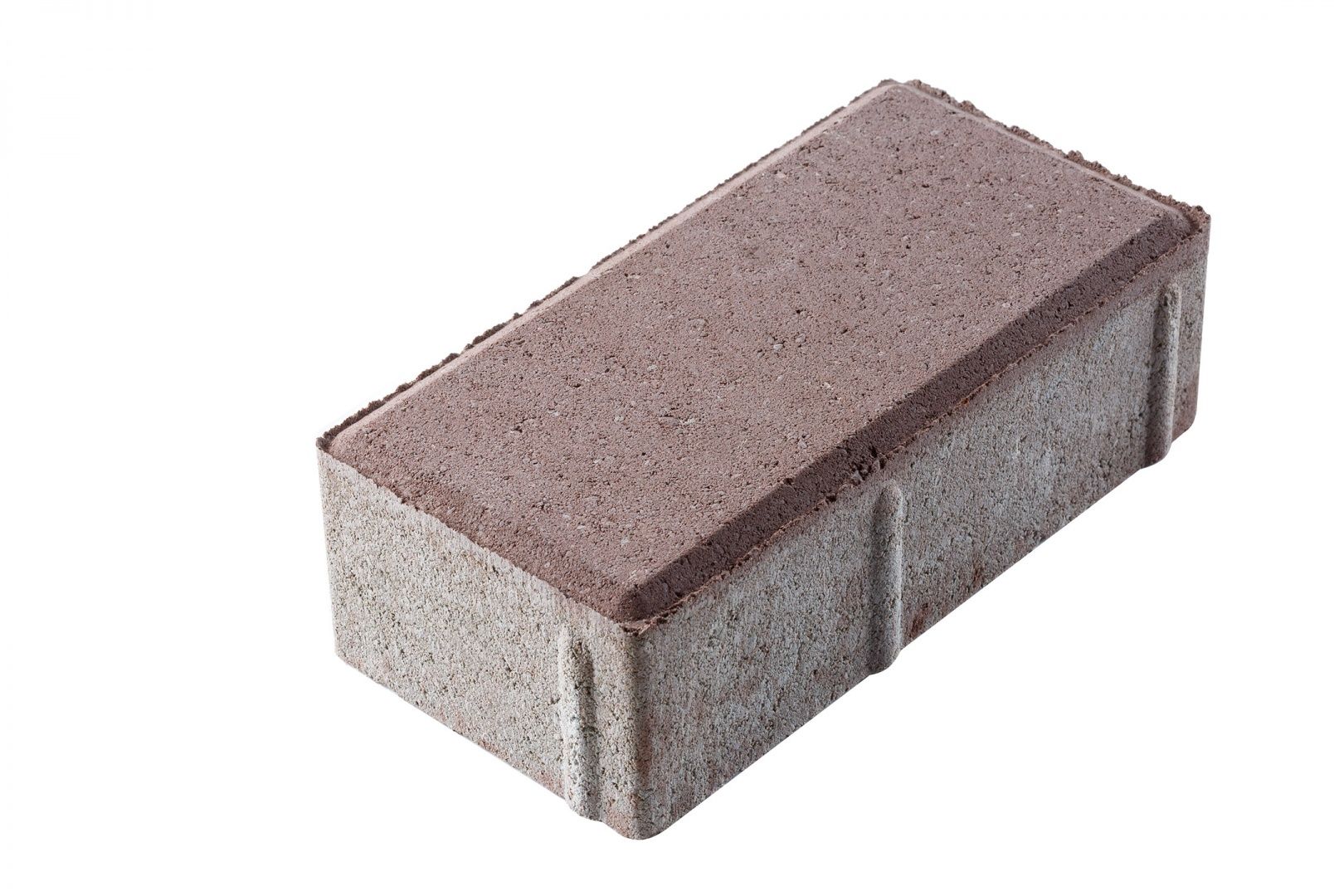 Тротуарная плитка Прямоугольник БРУСЧАТКА Б.2.П.6 100х200х60 коричневый