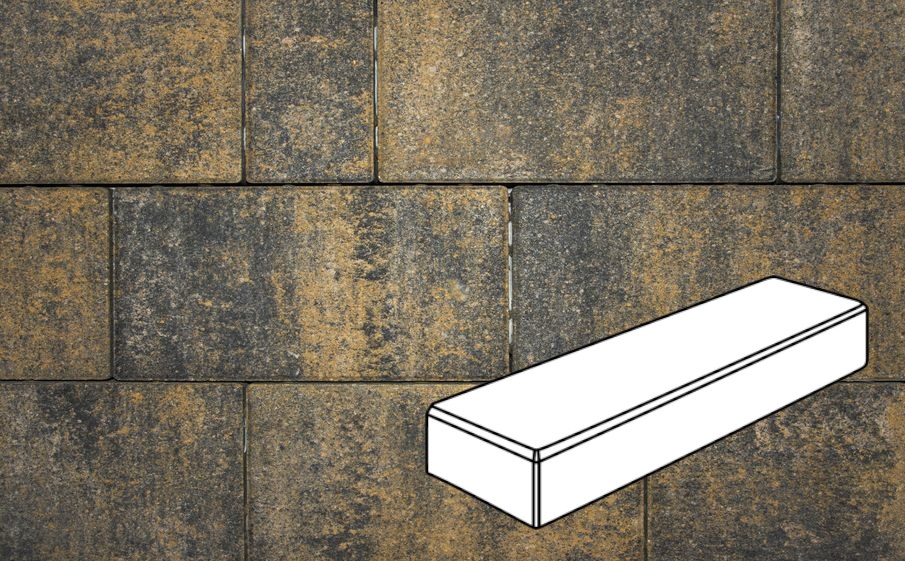 Плитка тротуарная Готика Natur, Паркет Б.3.П.6, Лимончелло, 300*100*60 мм