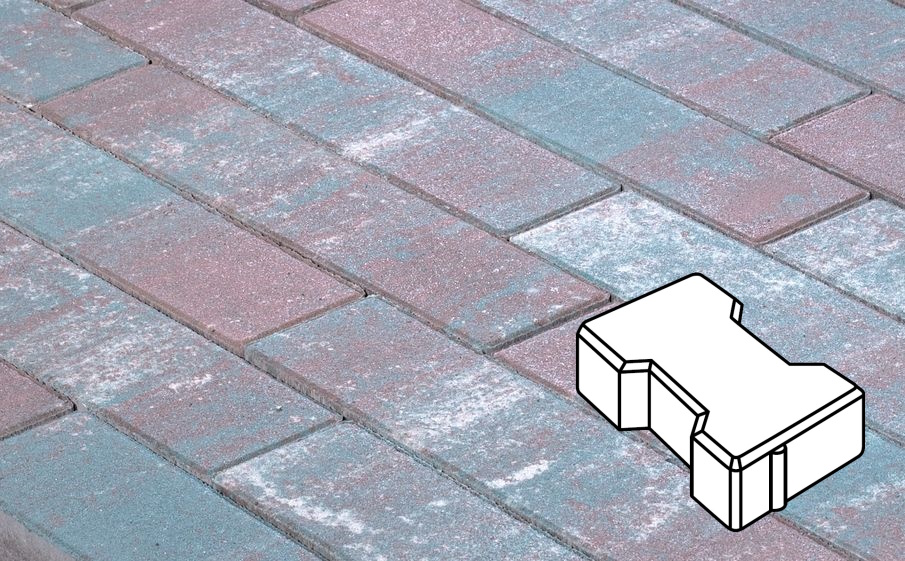 Плитка тротуарная Готика Natur, Катушка В.2.Ф.8, Сатурн, 200*165*80 мм