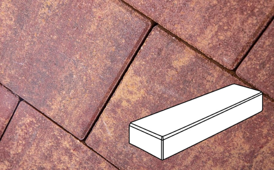 Плитка тротуарная Готика Natur, Паркет Б.3.П.6, Клинкер, 300*100*60 мм