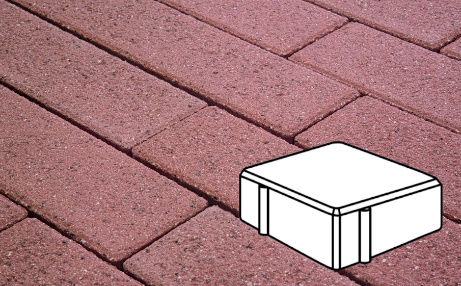 Плитка тротуарная Готика Granite FERRO, Квадрат Б.1.К.6, Емельяновский 100*100*60 мм