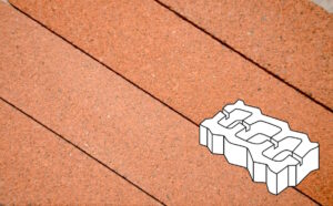 Плитка тротуарная Готика Premium Silver, Газонная решетка Б.4.ГР.8, №15, 450*225*80 мм