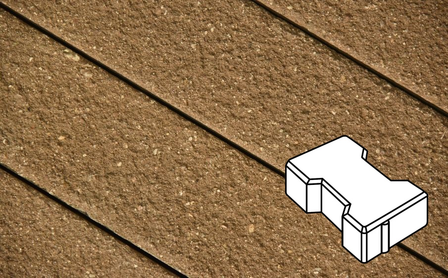 Плитка тротуарная Готика Premium Bronze, Катушка Б.2.Ф.6, №22, 200*165*60 мм